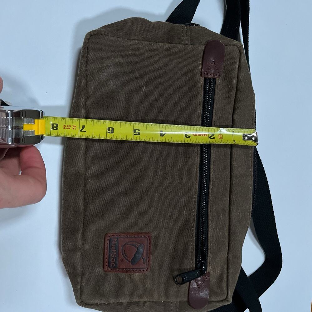 Nutsac Nut Sac Martexin Original Waxed Canvas Bag with Attachable Strap - Picture 6 of 8